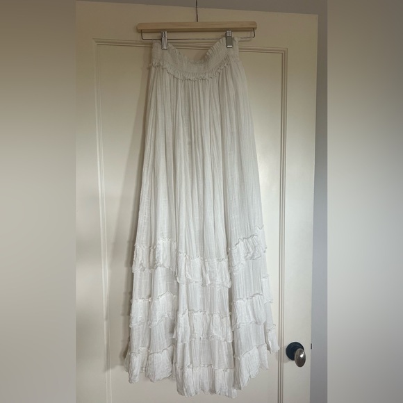 Free People FP One Brynn White Maxi Skirt - Picture 5 of 9